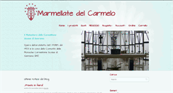 Desktop Screenshot of marmellatedelcarmelo.com