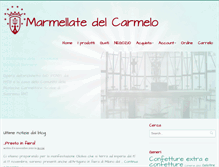 Tablet Screenshot of marmellatedelcarmelo.com